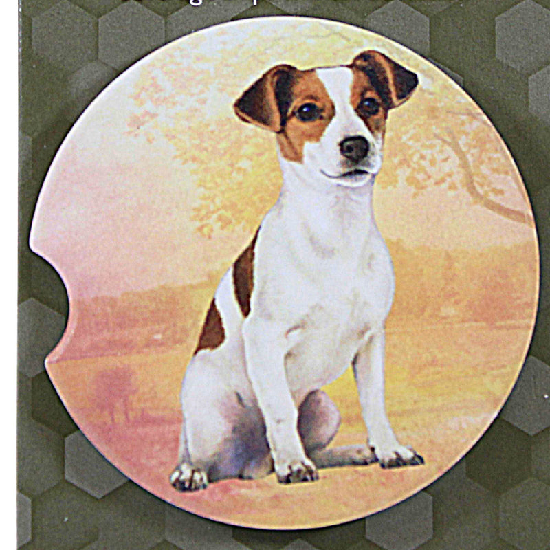 E & S Imports Jack Russel Car Coaster - - SBKGifts.com