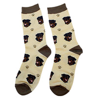 (60662) E & S Imports Rottweiler Sock Daddy, 15.25 Inch, Dog Pet Paw Print 80033