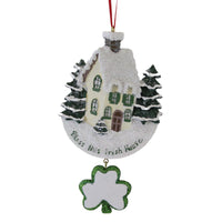 (60670) Kurt S. Adler Bless This Irish House, 5.00 Inch, Clover Snow Trees W3855