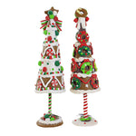 Kurt S. Adler Gingerbread Trees - - SBKGifts.com