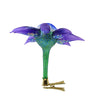 Morawski Purple Pedal And Blue Center Clip On Flower - - SBKGifts.com