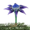 Morawski Purple Pedal And Blue Center Clip On Flower - - SBKGifts.com