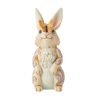 (60735) Jim Shore Bunny With Butterfly Mini, 4.00 Inch, Easter Spring Heartwood Creek 6014394