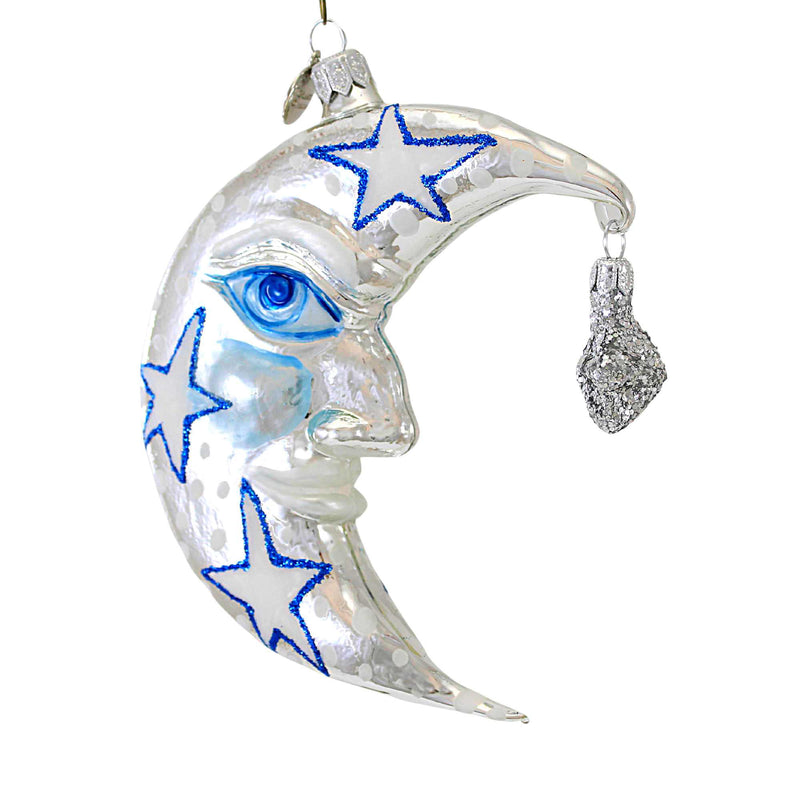 Morawski Silver & Blue Man In The Moon 2 Pc - - SBKGifts.com