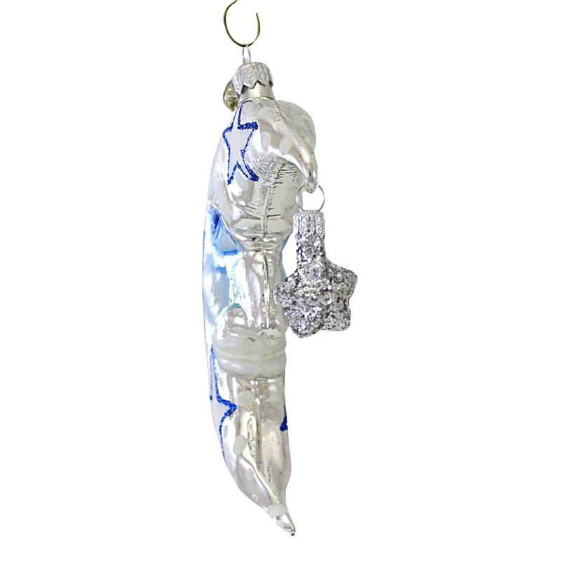 Morawski Silver & Blue Man In The Moon 2 Pc - - SBKGifts.com