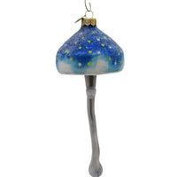 (60790) Morawski Blue & White Mushroom, 7.50 Inch, Ornament Fungi Spring Summer 10619