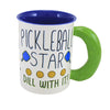 (60838) Enesco Pickleball Star Mug, 4.50 Inch, Sports Paddle Ball 6014599