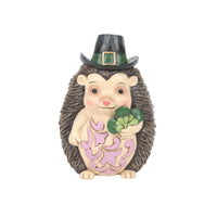 (60840) Enesco Irish Hedgehog Mini, 3.50 Inch, Clover Hat 6014384