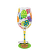 (60843) Lolita Glassware The Bunny's Booty, 8.75 Inch, Stemmed Wine Glass Eggs 6014638