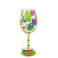 (60843) Lolita Glassware The Bunny's Booty, 8.75 Inch, Stemmed Wine Glass Eggs 6014638