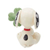 Jim Shore Snoopy Holding Clover Mini - - SBKGifts.com