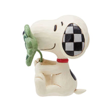 Jim Shore Snoopy Holding Clover Mini - - SBKGifts.com