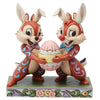 (60848) Enesco Mischievous Bunnies, 5.25 Inch, Disney Chip 'N' Dale Easter Egg 6014318