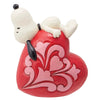 (60849) Jim Shore Lovely Dreams, 5.00 Inch, Snoopy Heart Valentine's Day 6014345