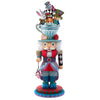 (60868) Kurt S. Adler Alice Teacup Party Hat Nutcracker, 23.50 Inch, Heart Cookies Rabbit Cat Ha0669