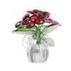 Crystal Expressions Heart Daisy Posy Pot - - SBKGifts.com