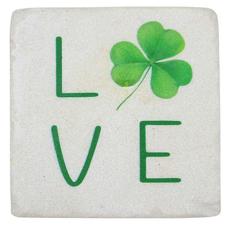 (60895) Ganz Shamrock Coasters, 3.75 Inch, Clover Saint Patrick's Day Cb184167