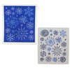 (60918) Abbott Allover Snowflakes Dishcloth, 7.75 Inch, Eco-Friendly 84Asd125