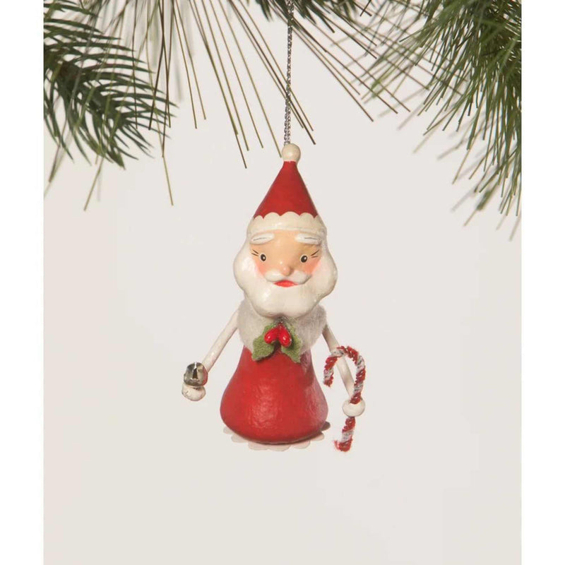 Bethany Lowe Little Santa Ornament - - SBKGifts.com