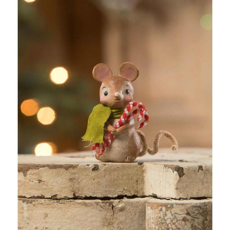 Bethany Lowe Little Mouse With Candy Canes - - SBKGifts.com