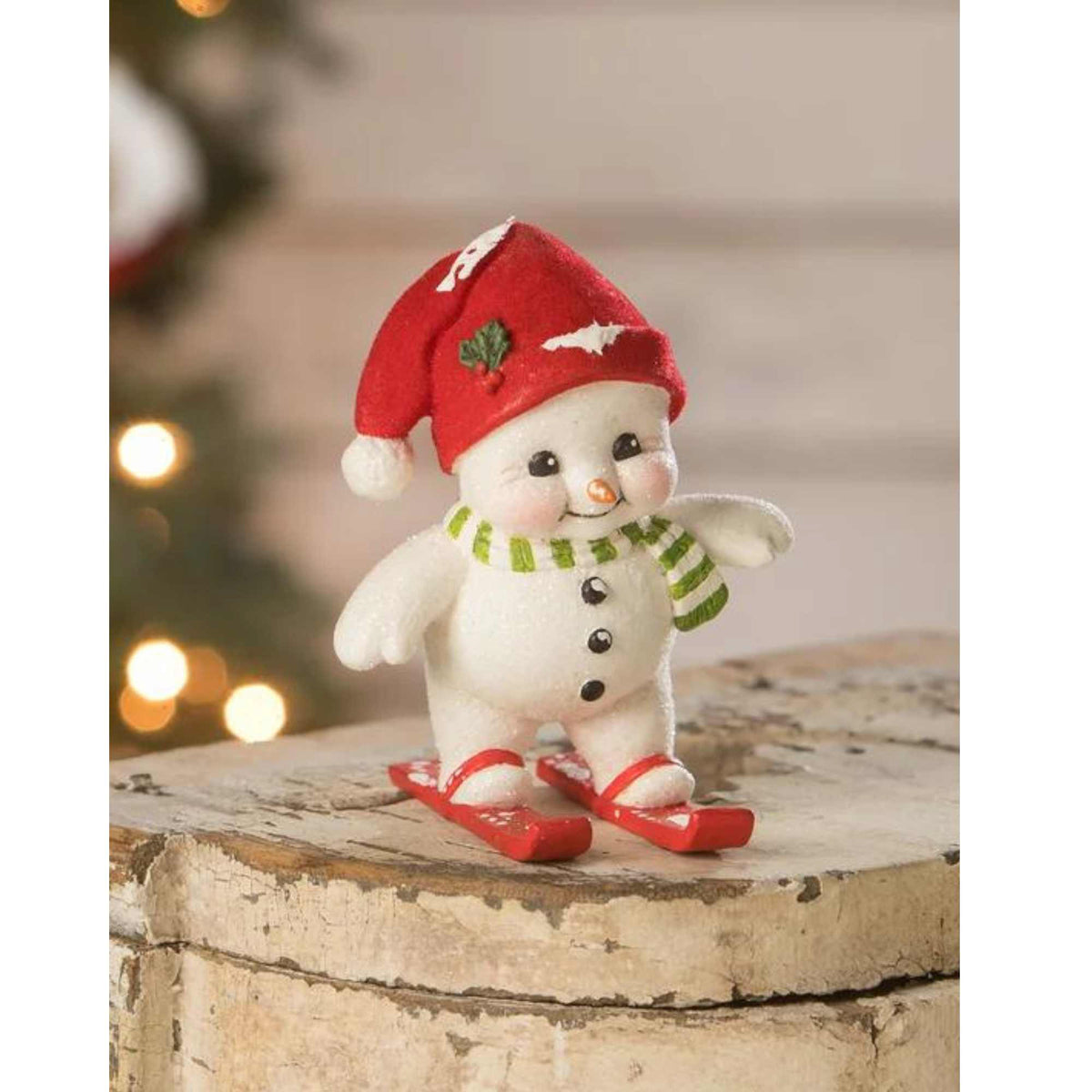 Bethany Lowe Skiing Snowman - - SBKGifts.com