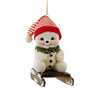 (60932) Bethany Lowe Down The Slopes Snowman, 5.00 Inch, Christmas Snow Tj2335