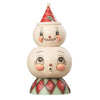 (60936) Johanna Parker Frosty Finial Stack Container, 7.75 Inch, Snowman Christmas Jp2036