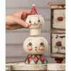 (60936) Johanna Parker Frosty Finial Stack Container, 7.75 Inch, Snowman Christmas Jp2036