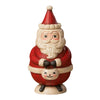 (60946) Johanna Parker St. Nick Jolly Jar, 7.75 Inch, Snowman Bucket Claus Jp2035