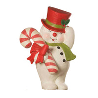 (60955) Bethany Lowe Sammy Jolly Snowman, 20.00 Inch, Top Hat Candy Cane Tj2342