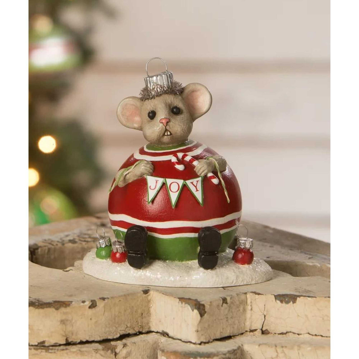 Bethany Lowe Nibbles In Ornament Figurine - - SBKGifts.com