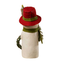 Bethany Lowe Snowman With Wreath - - SBKGifts.com