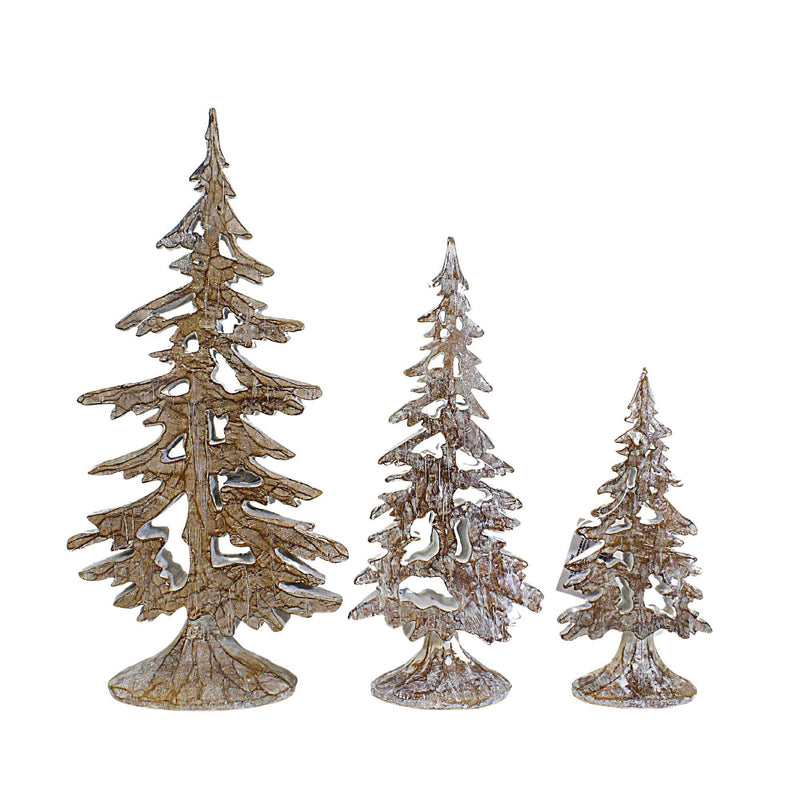 Ganz White-Washed Layered Tree Set - - SBKGifts.com