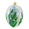 (61132) Heartfully Yours Lily Fabergé, 5.75 Inch, Spring Easter Drop Egg Ornament 24 30481