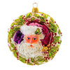 (61135) Heartfully Yours Kringle Wreath '24, 4.50 Inch, Santa Face Ornament 24 30494