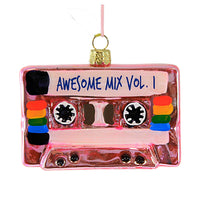 (61293) Cody Foster Awesome Mix Tape Pink, 2.25 Inch, Christmas Music  Vintage Go8387p