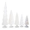 Cody Foster White Hued Glass Trees Set / 5 - - SBKGifts.com