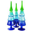 (61311) Cody Foster Blue Hue Gradient Trees Set Of 3, 13.00 Inch, Christmas Village Decorate Go6000blxn-3Pcset