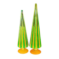 Cody Foster Green/Gold Pleated Trees - - SBKGifts.com