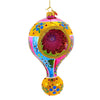 (61314) Huras Family Merry & Bright Wollerton Rose, 7.00 Inch, Teardrop Reflector Ball Hf003mb