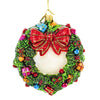 Huras Family Wreath With Presents 2024 - - SBKGifts.com