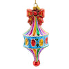 (61342) Huras Family Merry & Bright Fairground Drop, 6.25 Inch, Fluted Ribbed Indents Hf781mb