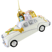 (61343) Huras Family Wedding Car Of Dreams, 3.50 Inch, Bridal Marriage Christmas Hf791v