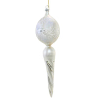 De Carlini Italian Ornaments Angel On High Twisted Drop - - SBKGifts.com