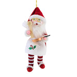 6.50 Inch Baking Mr. Claus Mgd Ornament Free-Blown Mgd015 (61351)