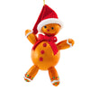 (61361) De Carlini Italian Ornaments Plump Christmas Gingerbread Man, 5.50 Inch, Mgd Ornament Free-Blown Mgd025