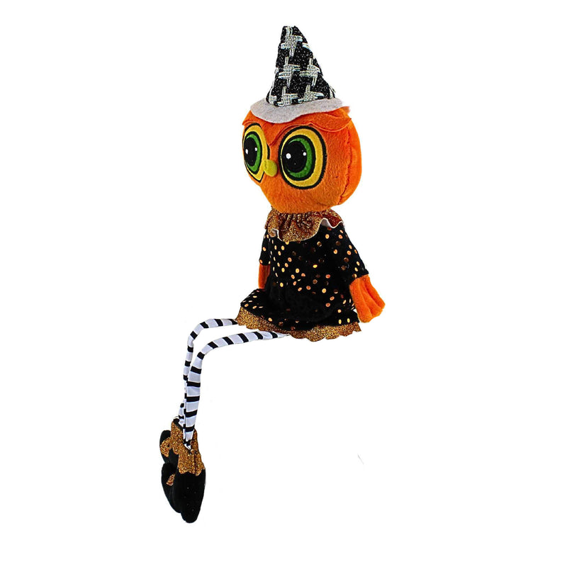 Gallerie Ii Sitting Halloween Doll Owl With Dangling Legs - - SBKGifts.com