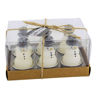 One Hundred 80 Degrees Snowman T-Light Candles - - SBKGifts.com