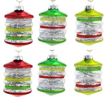 3.25 Inch Holiday Splendor Ornaments S/6 Hslans/6 (61399)