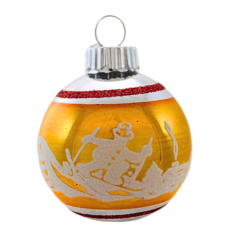 Christopher Radko Company Vintage Flocked Ornament Set - - SBKGifts.com